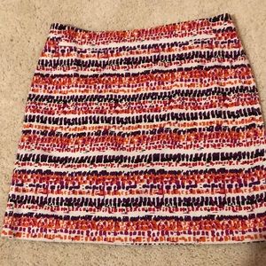 Ann Taylor Madison Multi Colored Skirt